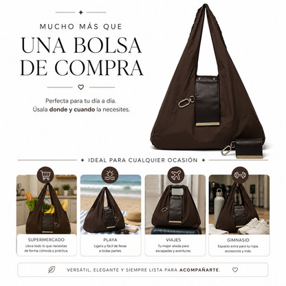Plegora™ — Bolsa Plegable Reutilizable