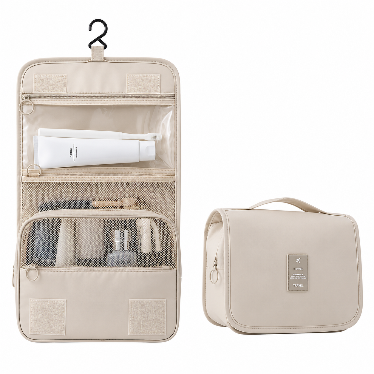 Plegora™ —  Bolsa de maquillaje de viaje