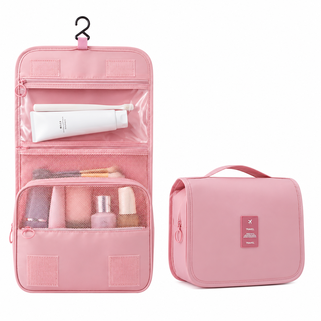Plegora™ —  Bolsa de maquillaje de viaje